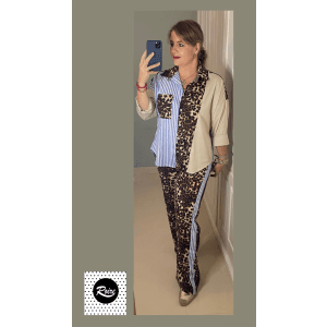 CONJUNTO LEO Y RAYAS