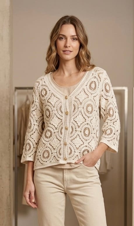 CHAQUETA CROCHET