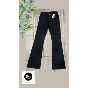 JEANS FLARE NEGRO